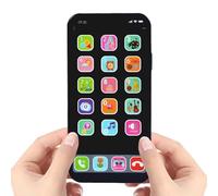 Phone Toy - Touch Screen Simulated Play Phone, LED Lights Sound Learning Toy, Interactive Kids Cell | Educational Electronic Fun for Boys Girls Kids Pretend Play Learning Fun