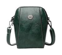 Phone Track | All-match Leather Cell Phone Bag | Mobile Phone Bag For Travel, Shopping, Dating, Fits Money, Keys, Passport, Mobile Phone Bag, Dark Green, Se référer à la description