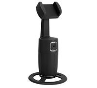 Phone Tracking Tripod Auto Tracking Phone Holder Face Body Phone Camera Mount Auto Face Tracking Tripod 360 Degrees Rotation Smart Shooting Phone Tracking (Black)