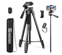 Phone Tripod, 83” Cell Phone Tripod for iPhone, Tall Tripods Selfie Stick with Wireless Remote Extendable Phone Holder Stand for Camera Photo Video Recording