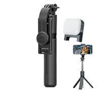 Phone Tripod - Magnetic Mobile Phone Tripod | Selfie Stick with Wireless, Extendable 360 Degree Rotatable Mini for Photography, Video, Live Streaming, Street