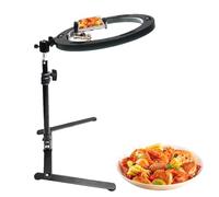 Phone Tripod Mount - 26cm Flexible Selfie Stand, Adjustable Overhead Mount with Ring Light, Durable Mount | Professional Photo Video Accessories for Streaming, Vlogging, Cooking