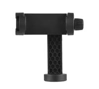 Phone Tripod Mount, Tripod Phone Mount Hot Shoe Phone Mount with Cold Shoe Mount 1/4 Inch Screw 360°Rotatable for Vertical Horizontal Shooting Selfie Stick Vlog Live Streaming
