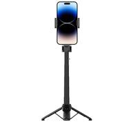 Phone Tripod Stand,Foldable Selfie Tripod Camera Mount - Anti-Slip Adjustable Cellphone Mount with Wireless Remote for Gym Travel Outdoor