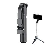 Phone Tripod Stand - Long Extendable Selfie Stick Tripod Stand - Alloy Selfie Sticks for Group Selfies, Live Streaming, Video Recording