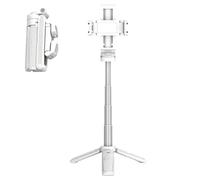 Phone Tripod Stand, Selfie Stick & Tripod Combo, Smartphone Tripod Stand & Selfie Stick with Wireless Remote, Lightweight, 360° Adjustable, 36.5cm, Black,White, for Photography & Videography