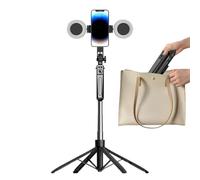 Phone Tripod with Lightweight Tripod and Selfie Stick | 71 Inch Tripod with Light,Expanding Cell Phone Holder, Recording Phone Holder, Designer Supplies