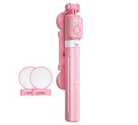 Phone Tripod with Remote Control, Selfie Stick with Fill Light | Tripod for Mobile Phone, Long Extendable Wireless Selfie Stick for Smartphone, Remote Control and Light