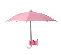 Phone Umbrella, UV Protection Mini Shade, Portable Water-Resistant Suction Cup Umbrella with Fist Holder, 1-Pack Black, For Tablet, Car Seat, Outdoor Activities, Beach, and Bicycles