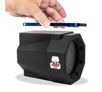 Phone Volume Amplifier Sound Booster - No Bluetooth or Cables, Set Smartphone on Speaker to Amplify Audio, Universally Compatible, Works with Speakerphone, Perfect for Seniors (Black)