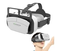 Phone VR Headset: Ergonomic Visual Frame, Lightweight 3D Cushion Padding | Clear Virtual Reality Enhancement Display, Wide Screen Phone Placement,Entertainment Film