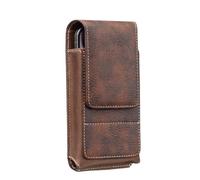 Phone Waist Bag PU Leather Belt Clip Pouch with Card Holder Slot | Phone Waist Bag In PU Leather With Belt Clip, Card Holder Slot And Magnetic Cover