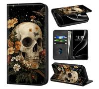 Phone Wallet for Galaxy A13 with Card Holder for Samsung A13 Case PU Leather Folio with RFID Blocking Stand Phone Cover Magnetic Closure,Lotus Pond with Black White Divine Birds