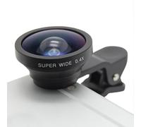 Phone Wide Angle Lens, 0.4X Wide Angle Phone Camera Bright Lens Durable Phone Camera Small Lens for Smartphones Easy Installation Design