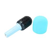 Phone, Wireless Microphone HiFi One Piece Portable Phone, 5 Ambient Light Modes, Heavy Dynamic Handheld Mic Speaker with Modes for Home Kid Adult Sky Blue Bass (Sky Blue)