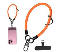 Phone Wrist Strap: 22x2x2cm Adjustable Lanyard, Durable Polyester Rope Band, Zinc Alloy Anti Fall Stand with Worship Tabs | Secure Phone Strap