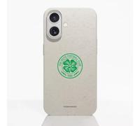 PHONECASES3D Celtic FC Mobile Phone Case for Apple iPhone 17 - Logo - Ergonomic Design - Lightweight and Durable Protection for Mobile Phone - White