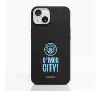 PHONECASES3D - Mobile Case Compatible with Apple iPhone 15 Official Man City Compostable Plant-Based Black