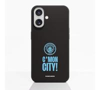 PHONECASES3D - Mobile Case Compatible with Apple iPhone 17 Official Man City Compostable Plant-Based Black