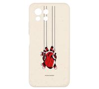 PHONECASES3D Mobile Case for Mi 11 Lite Global Sinsentia - Compostable Phone Case - Small Heart Pendant - Ergonomic Design - Lightweight and Durable Protection for Mobile Phone - White