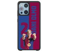 PHONECASES3D - Mobile Case for Oppo Find X3 Official FC Barcelona TPU Protector Black