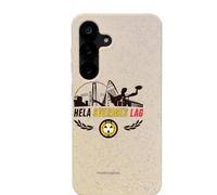 PHONECASES3D - Mobile Phone Case Compatible with Samsung Galaxy A55 Official Brynäs IF Compostable Plant Based Black