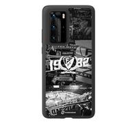 PHONECASES3D - Mobile Phone Case for Huawei P40 Pro Official Färjestads BK TPU Protector Black