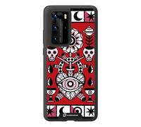 PHONECASES3D Mobile Phone Case for Huawei P40 Pro Sinsentido - 3D Phone Case - Duality - Case with Patented 3D Effect - Lightweight and Durable Protection - Black