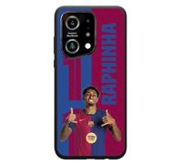 PHONECASES3D - Mobile Phone Case for Oppo Find X5 Official FC Barcelona TPU Protector Black