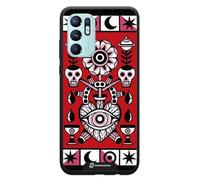 PHONECASES3D Mobile Phone Case for OPPO Reno 6 Sinsentido - 3D Phone Case - Duality - Case with Patented 3D Effect - Lightweight and Durable Protection - Black