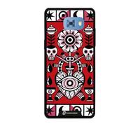 PHONECASES3D Mobile Phone Case for Samsung Galaxy A7-2017 Sinsentido - 3D Phone Case - Duality - Case with Patented 3D Effect - Lightweight and Durable Protection - Black