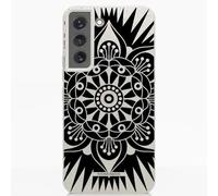 PHONECASES3D Mobile Phone Case for Samsung Galaxy S22 Plus/Pro Sinsentido - Compostable Phone Case - Power Vision - Ergonomic Design - Lightweight and Durable Protection for Mobile Phone - White