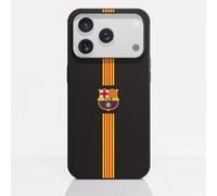 PHONECASES3D Official FC Barcelona iPhone 18 Pro MAX Mobile Phone Case | -Made with Fibriva™-Officially Licence-Full Color and Stripe Shield-Soft Touch and Resistant Protection