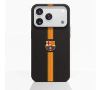 PHONECASES3D Official FC Barcelona iPhone 18 Pro Mobile Phone Case | -Made with Fibriva™-Officially Licence-Full Color and Stripe Shield-Soft Touch and Resistant Protection