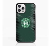 PHONECASES3D - Phone Case compatible with Apple iPhone 12 Pro Hibernian FC Official Protective TPU Black