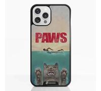PHONECASES3D - Phone Case compatible with Apple iPhone 12 Pro Max Vincent Hie - 3D Phone Case Design Paws - Patented 3D Effect Design - Lightweight & Durable Protection - Black