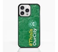 PHONECASES3D - Phone Case compatible with Apple iPhone 13 Pro Hibernian FC Official Protective TPU Black