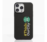 PHONECASES3D - Phone Case compatible with Apple iPhone 14 Pro Max Hibernian FC Official Compostable 100% Plant Based Black