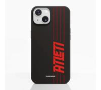 PHONECASES3D - Phone Case compatible with Apple iPhone 15 Atlético de Madrid Official Compostable 100% Plant Based Black