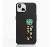 PHONECASES3D - Phone Case compatible with Apple iPhone 15 Hibernian FC Official Compostable 100% Plant Based Black