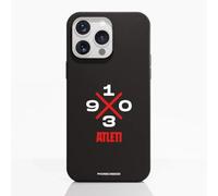 PHONECASES3D - Phone Case compatible with Apple iPhone 16 Pro Max Atlético de Madrid Official Compostable 100% Plant Based Black