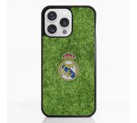 PHONECASES3D - Phone Case compatible with Apple iPhone 16 Pro Max Real Madrid - Pitch Grass - Patented 3D Effect Design - Lightweight & Durable Protection - Black