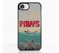 PHONECASES3D - Phone Case compatible with Apple iPhone 16e Vincent Hie - 3D Phone Case Design Paws - Patented 3D Effect Design - Lightweight & Durable Protection - Black