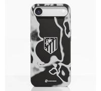 PHONECASES3D - Phone Case compatible with Apple iPhone 17 Air Atlético de Madrid - Tie Dye Grey - Ergonomic Design - Lightweight & Durable Protection - Black