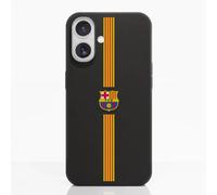 PHONECASES3D - Phone Case compatible with Apple iPhone 17 FC Barcelona - Full Color Crest & Stripes - Ergonomic Design - Lightweight & Durable Protection - Black