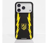 PHONECASES3D - Phone Case compatible with Apple iPhone 17 Pro Max Atlético de Madrid Official Compostable 100% Plant Based Black