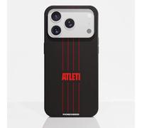 PHONECASES3D - Phone Case compatible with Apple iPhone 17 Pro Max Atlético de Madrid Official Compostable 100% Plant Based Black