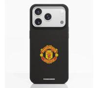 PHONECASES3D - Phone Case compatible with Apple iPhone 17 Pro Max Manchester United FC - Color Shield - Ergonomic Design - Lightweight & Durable Protection - Black