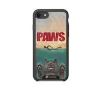 PHONECASES3D - Phone Case compatible with Apple iPhone 8 Vincent Hie - 3D Phone Case Design Paws - Patented 3D Effect Design - Lightweight & Durable Protection - Black