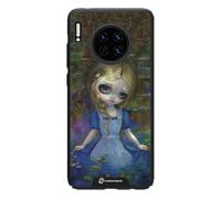 PHONECASES3D - Phone Case compatible with Huawei Mate 30 Jasmine Becket - 3D Phone Case Design Alice in a Monets Water Lillies - Patented 3D Effect Design - Lightweight & Durable Protection - Black